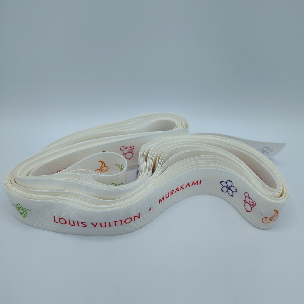 Louis Vuitton × Murakami Cross-Grain Ribbon FIVE (5) Yards - Picture 4 of 5